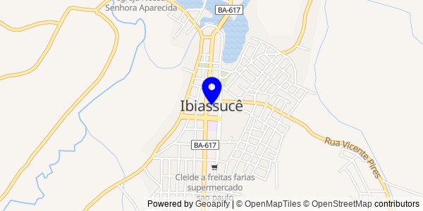Mapa de Ibiassucê - Nutricionistas