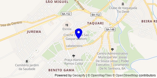 Mapa de Ibitiara - Nutricionistas