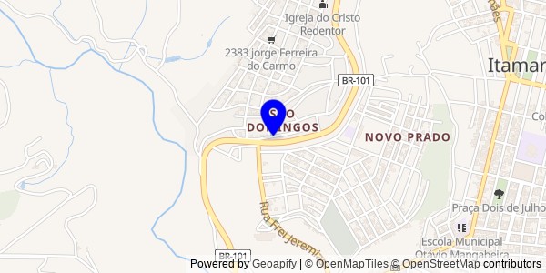 Mapa de Itambé - Fisioterapeutas