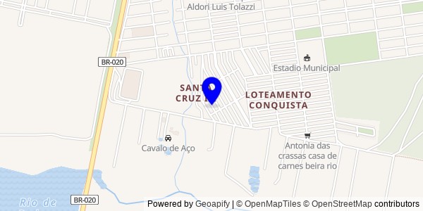 Mapa de Itaquara - Fisioterapeutas