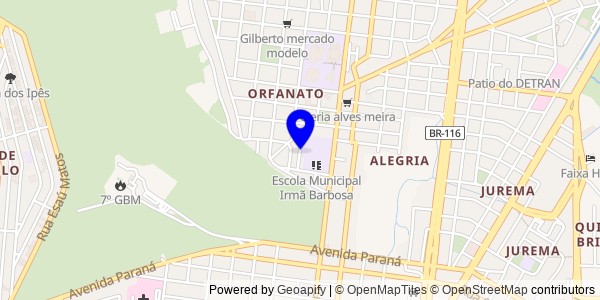 Mapa de Itiruçu - Nutricionistas