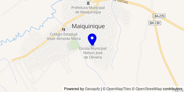 Mapa de Itororó - Nutricionistas