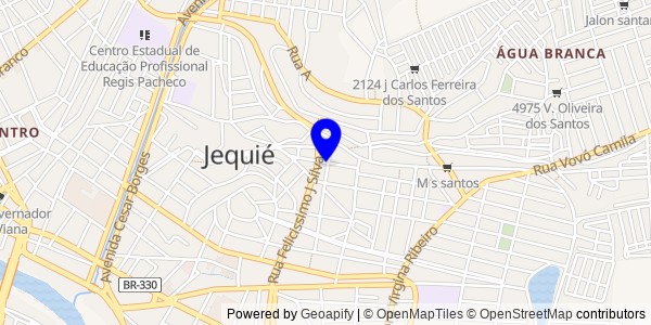 Mapa de Ituaçu - Fisioterapeutas