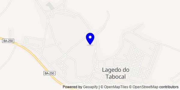 Mapa de Lajedo do Tabocal - Nutricionistas