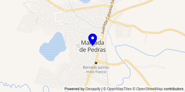 Mapa de Malhada de Pedras - Fisioterapeutas