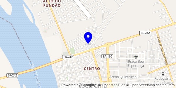 Mapa de Oliveira dos Brejinhos - Nutricionistas