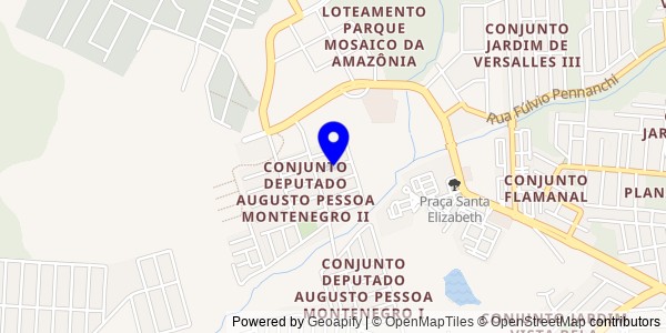 Mapa de Palmas de Monte Alto - Nutricionistas