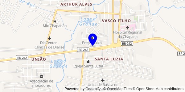 Mapa de Seabra - Nutricionistas