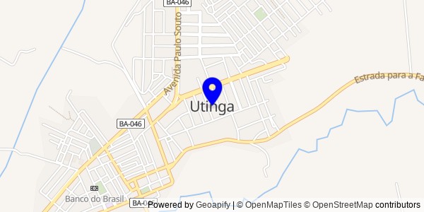 Mapa de Utinga - Nutricionistas
