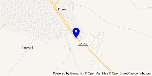 Mapa de Buritirama - Nutricionistas