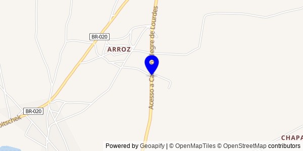 Mapa de Campo Alegre de Lourdes - Fisioterapeutas