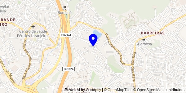 Mapa de Feira da Mata - Fisioterapeutas