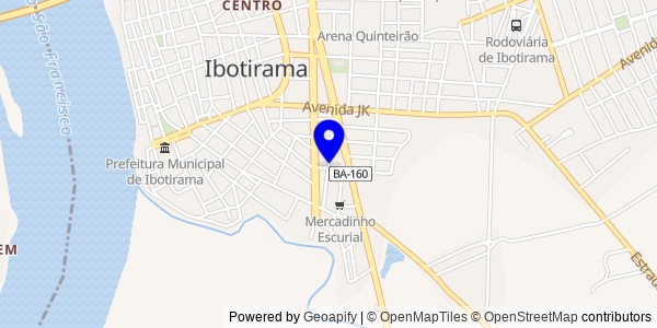 Mapa de Paratinga - Nutricionistas