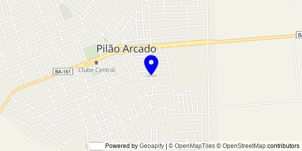 Mapa de Xique-Xique - Nutricionistas