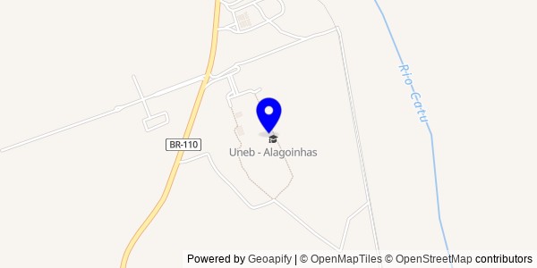 Mapa de Alagoinhas - Nutricionistas