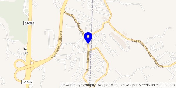 Mapa de Banzaê - Fisioterapeutas