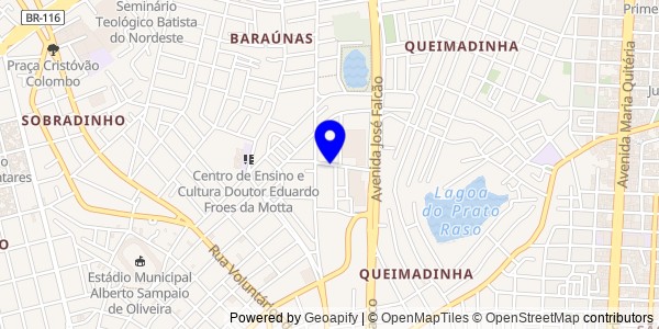 Mapa de Candeal - Fisioterapeutas