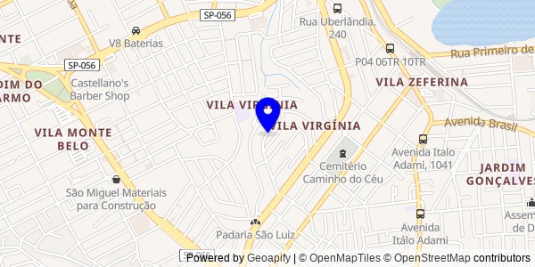 Mapa de Capela do Alto Alegre - Fisioterapeutas