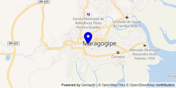 Mapa de Cardeal da Silva - Fisioterapeutas