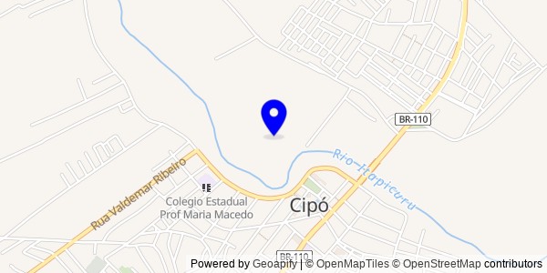 Mapa de Cipó - Fisioterapeutas