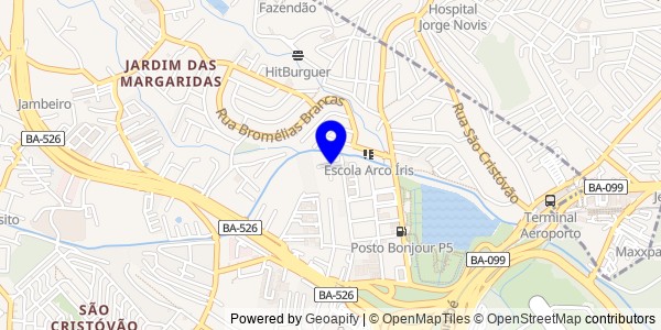 Mapa de Crisópolis - Fisioterapeutas