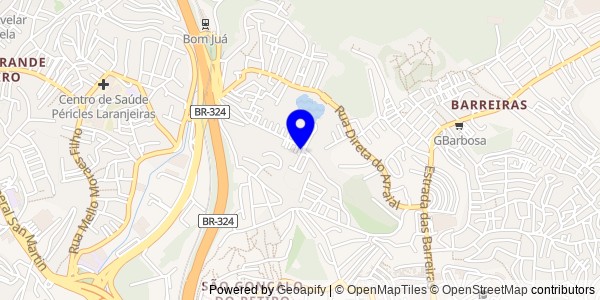 Mapa de Esplanada - Fisioterapeutas