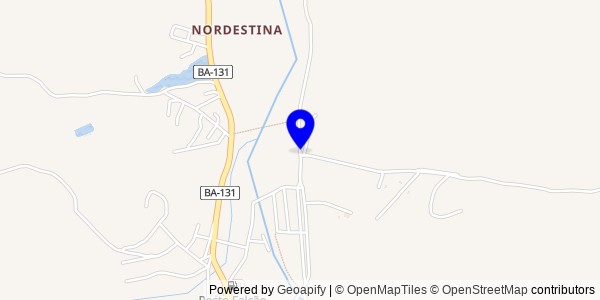 Mapa de Nordestina - Nutricionistas