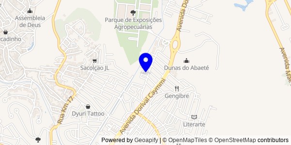 Mapa de Pedro Alexandre - Nutricionistas