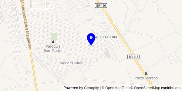 Mapa de Retirolândia - Fisioterapeutas