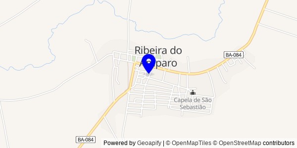 Mapa de Ribeira do Amparo - Nutricionistas