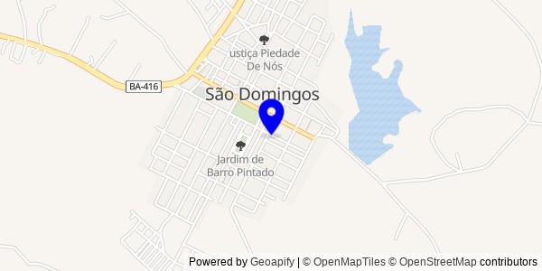 Mapa de São Domingos - Nutricionistas