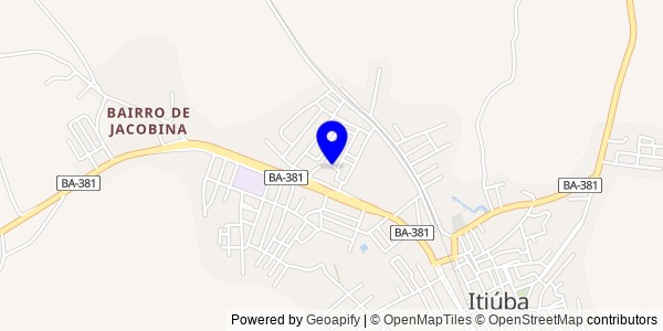 Mapa de Antônio Gonçalves - Fisioterapeutas