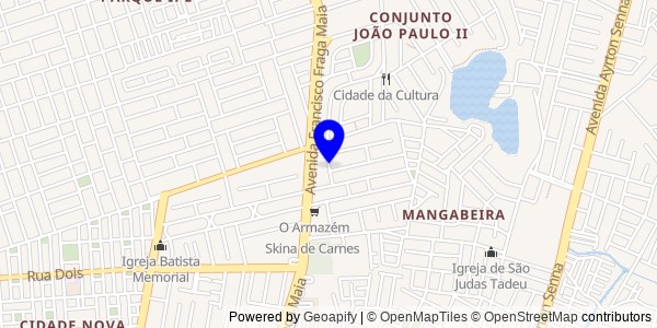 Mapa de Barra do Mendes - Nutricionistas