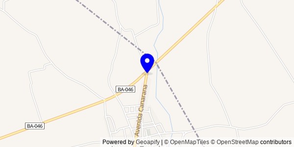 Mapa de Canarana - Fisioterapeutas