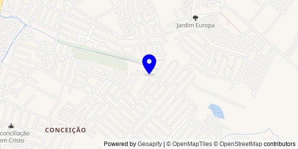 Mapa de Conceição da Feira - Nutricionistas