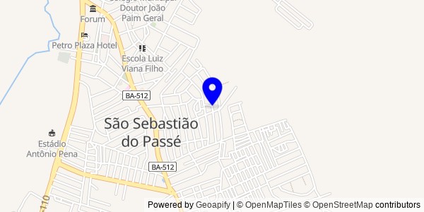 Mapa de Conceição do Jacuípe - Fisioterapeutas