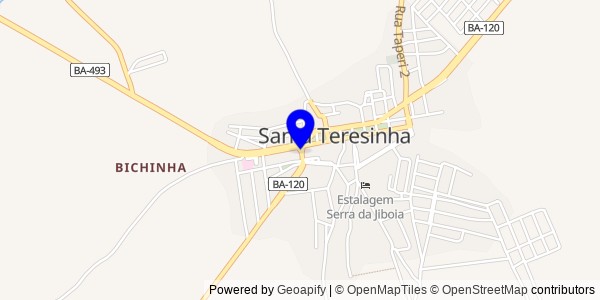 Mapa de Elísio Medrado - Fisioterapeutas