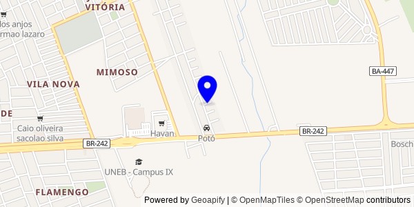 Mapa de Filadélfia - Nutricionistas