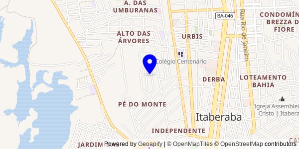 Mapa de Ibiquera - Nutricionistas