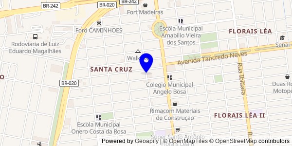 Mapa de Ibititá - Nutricionistas