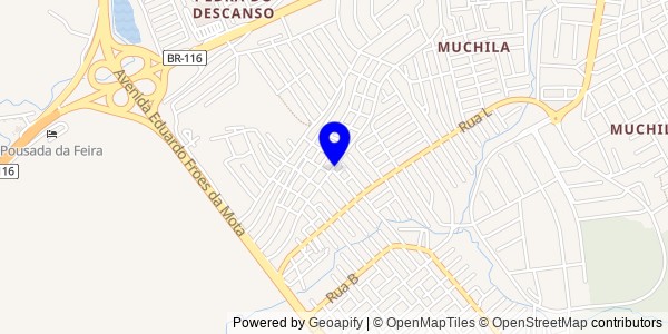 Mapa de Jussara - Nutricionistas