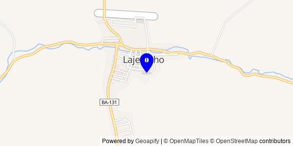 Mapa de Lajedinho - Fisioterapeutas