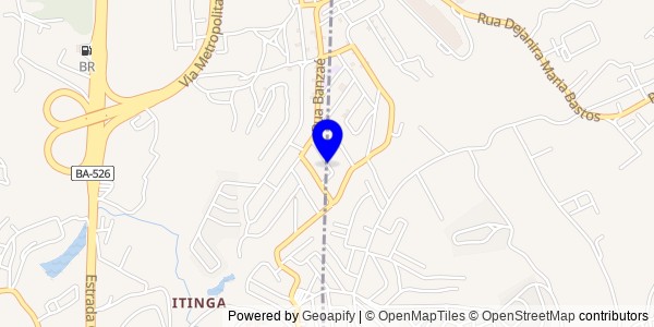 Mapa de Macajuba - Fisioterapeutas