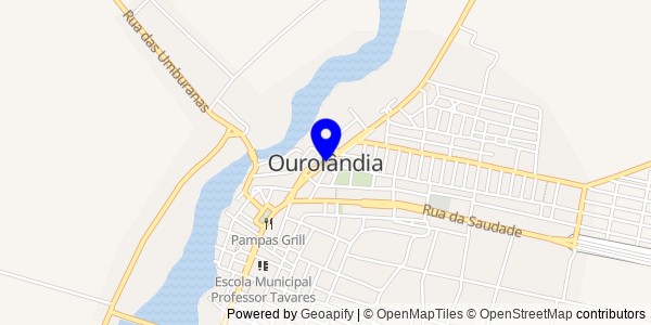 Mapa de Ourolândia - Nutricionistas