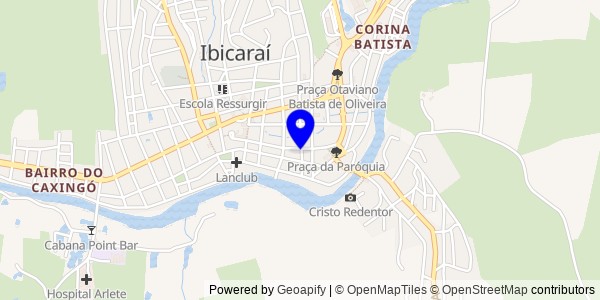 Mapa de Santa Bárbara - Fisioterapeutas