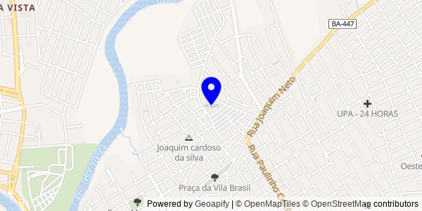 Mapa de São Gabriel - Nutricionistas