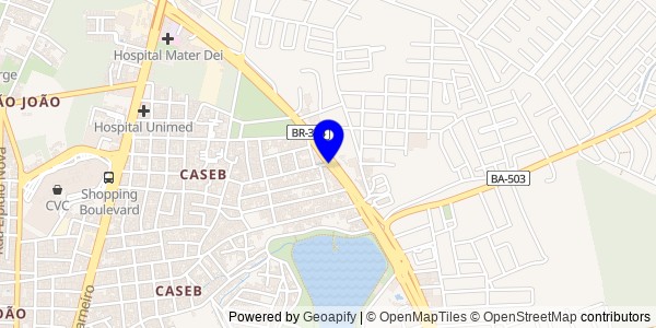 Mapa de Serrolândia - Fisioterapeutas