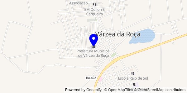 Mapa de Várzea da Roça - Fisioterapeutas