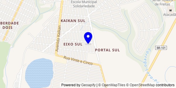 Mapa de Arataca - Fisioterapeutas