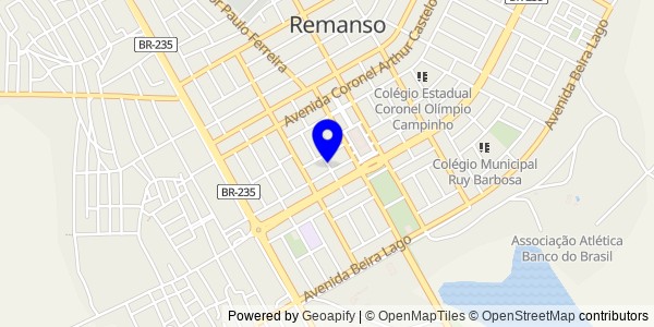 Mapa de Aurelino Leal - Nutricionistas